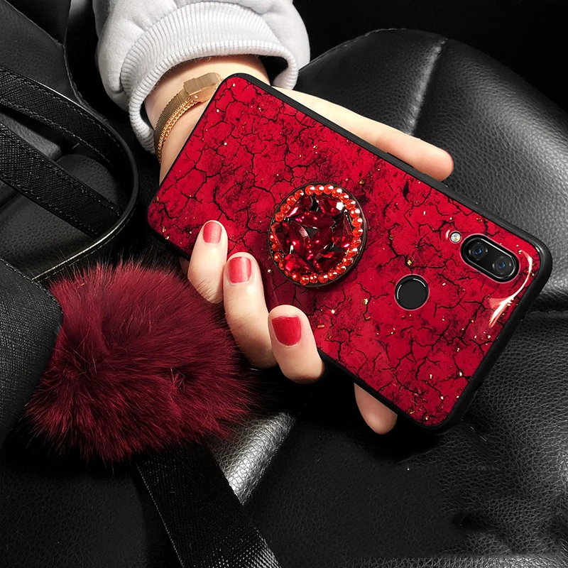 For Huawei Y9 2018 Case Luxury Silicone Soft TPU Back Cover Accessories Coque 2019 Bumper On Y 9 Fundas |