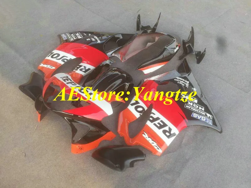 Литьевая форма обтекатель комплект для CBR600 F4 99 00 CBR600F4 1999 2000 ABS Красный Черный