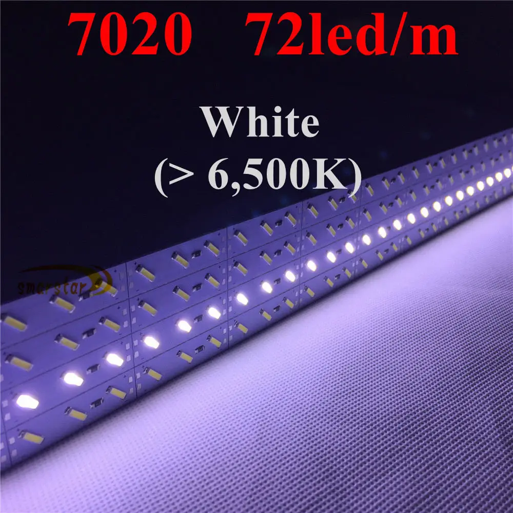 Smarstar 12В 33 см 24LED 7020 жесткие светодиодные фонари бар 0 м Жесткая светодиодная лента