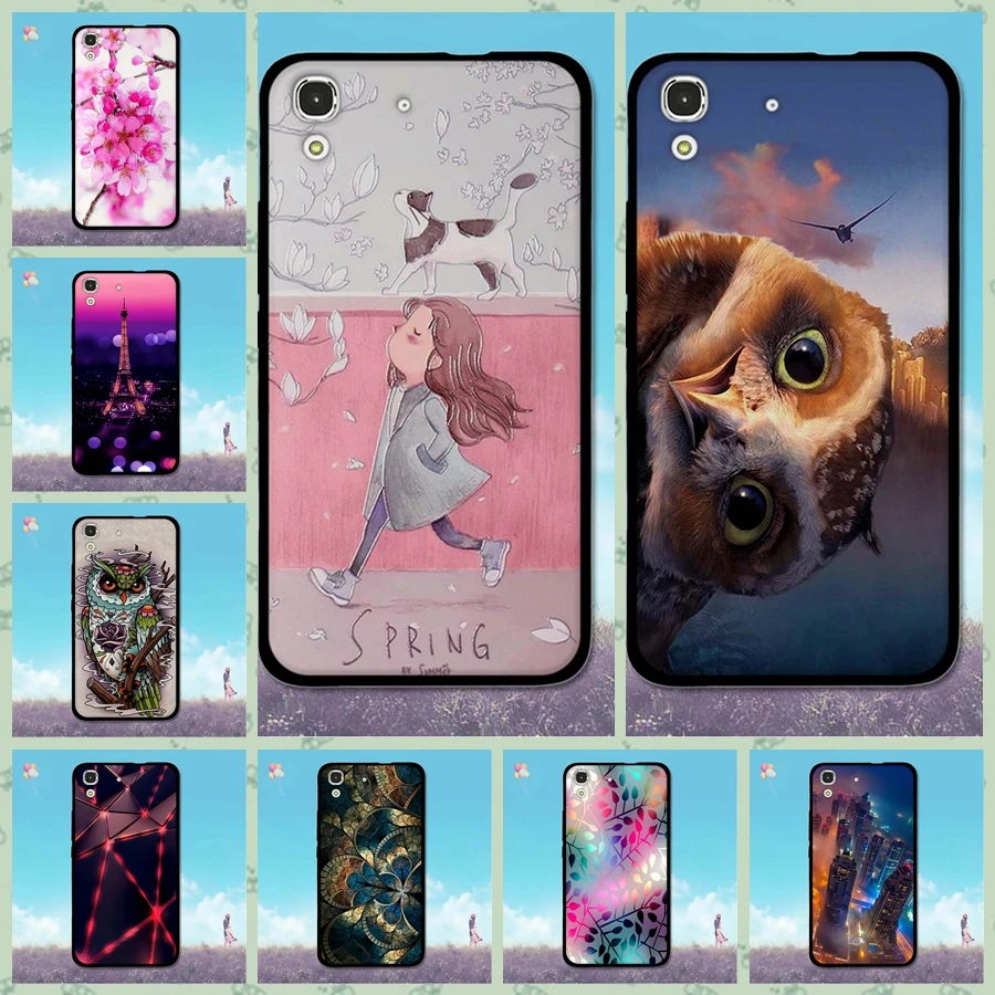 Мягкий силиконовый чехол из ТПУ для Huawei Y6 Honor 4A защитный Чехлы 3D сумки Мягкая