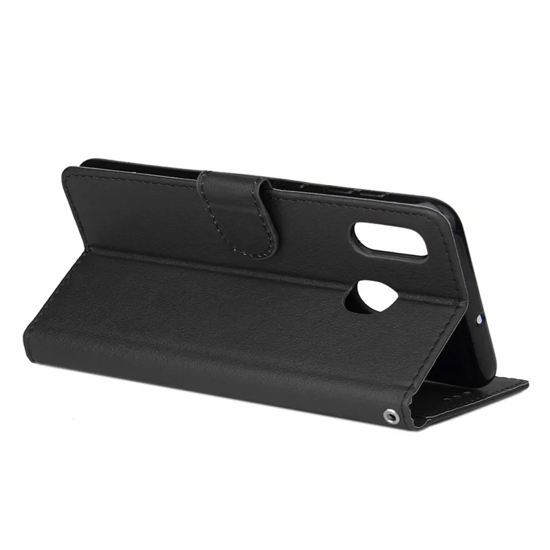 Кожаный чехол для Samsung Galaxy A20e A 20e классический стиль однотонный флип-кошелек