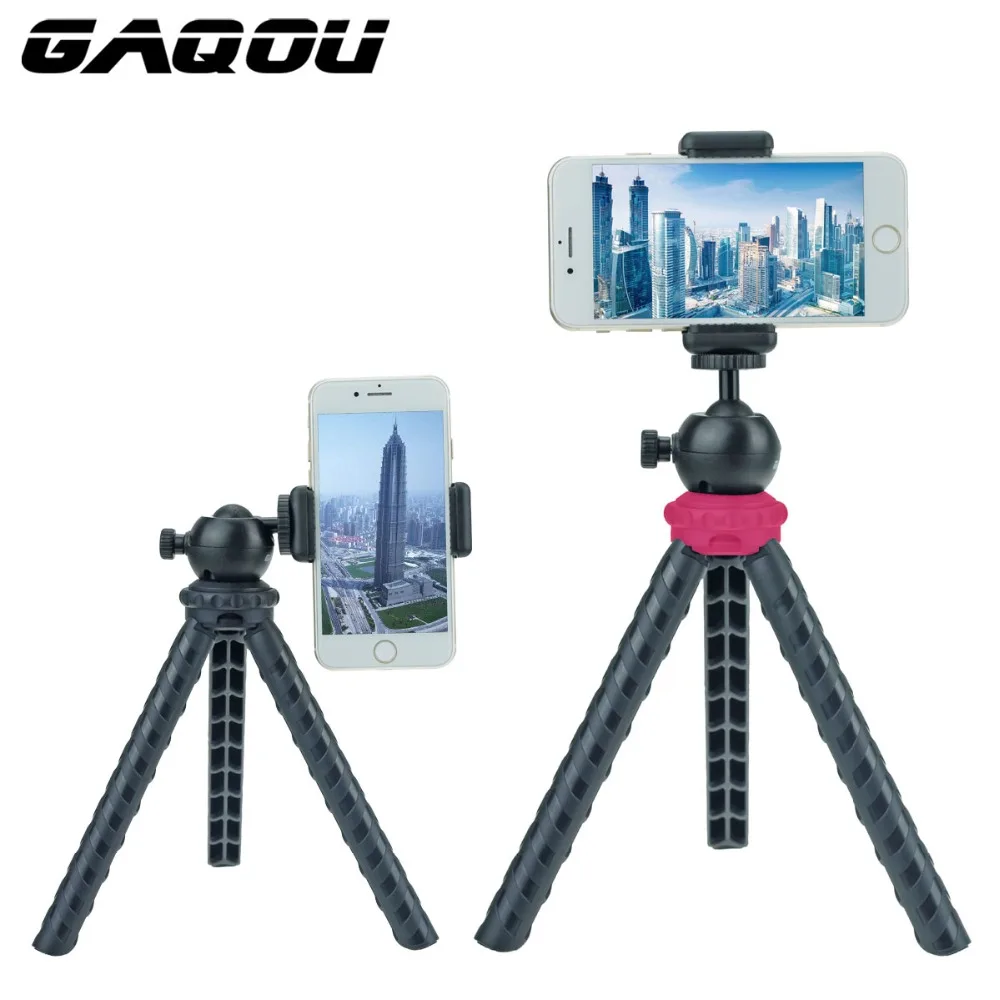 GAQOU Мини дорожный Штатив для iPhone гибкий портативный Gorillapod мобильный телефон Трипод для Gopro Hero DSLR цифровая камера Statief