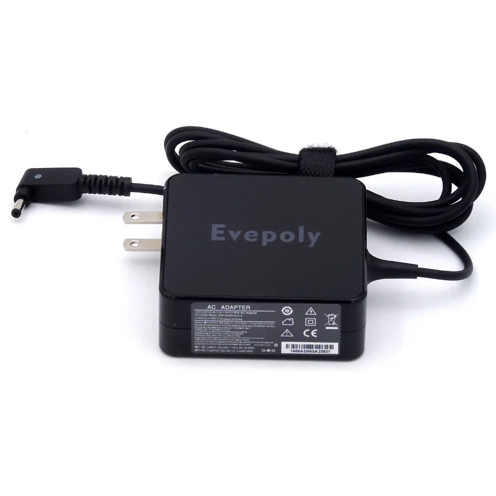 Evepoly 19 В 3.42A 65 Вт 4.0*1.35 мм Зарядное Устройство для Asus UX303UA UX303UB E402SA ноутбук ADP 65DW C