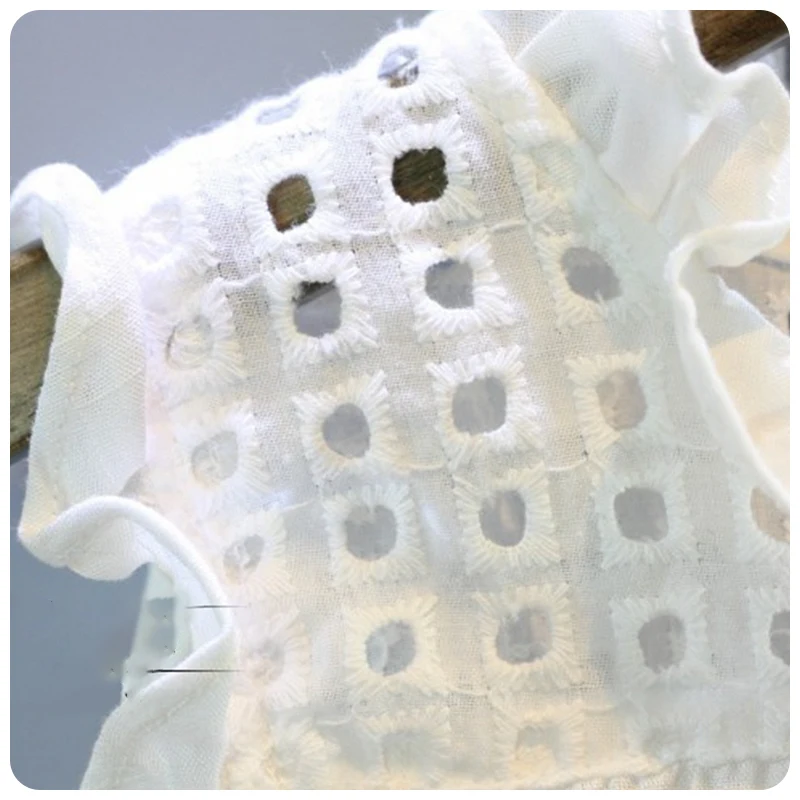 Детская одежда для девочек юбка с бантом и кружевной топ летний костюм комплекты