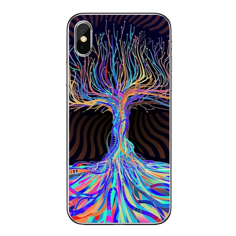 Психоделический абстрактный яркий LSD Trippy для iPhone X XR XS Max 8 7 6s 6 plus SE 5S 5c 5 4S 4 iPod Touch мягкий чехол для телефона - Цвет: LSD-Trippy-A-10