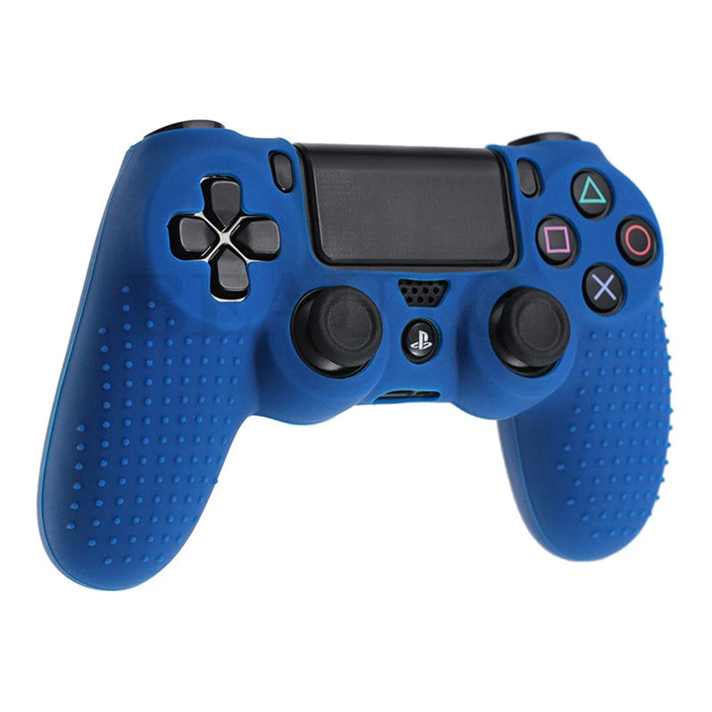 Резиновый силиконовый чехол с подставкой Чехол для Sony Playstation 4 PS4 тонкий
