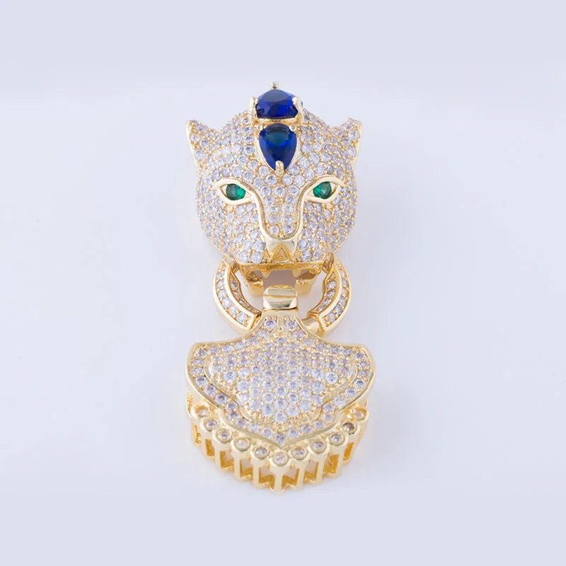 Популярные Модные ювелирные изделия Bijoux Подвески с леопардом из циркона