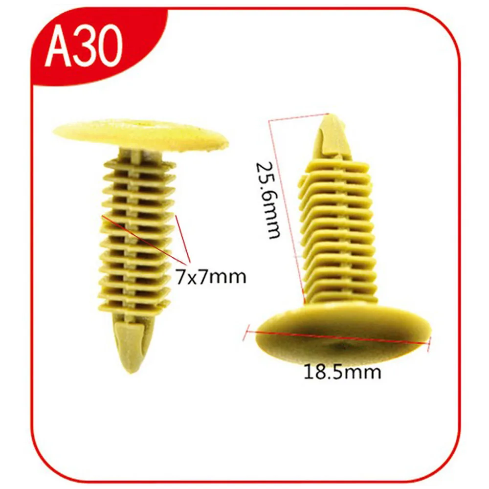 100 шт. новый автомобильный корпус КРЫЛО БАМПЕР фиксатор крепеж зажим комплект