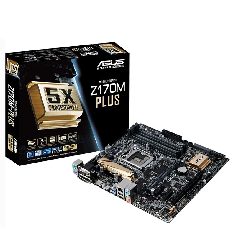 Б/у Z170M-PLUS Z170 MATX LGA1151 разгон игровой платы характеристики