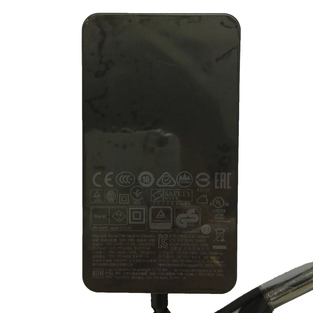 Новый оригинальный блок питания A1706 15 в 4A 65 Вт для ноутбука с USB 5 В 1A зарядное