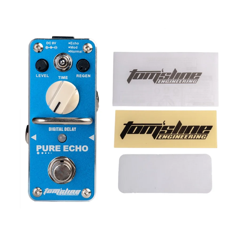 Гитара фирмы Арома педаль эффектов APE 3 чистый эхо Цифровая Задержка для