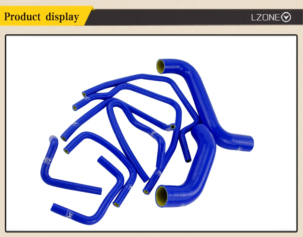 LZONE-9 шт. комплект силиконовых шлангов радиатора для 02-07 Subaru Impreza WRX/STi GDA/GDB EJ20 JR-LX1803C-QY