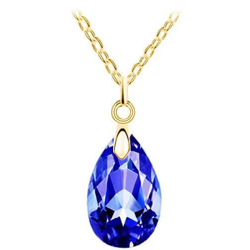 Ожерелье с подвеской кристаллом в виде воды|fashion jewelry|jewelry fashionjewelry free shipping |