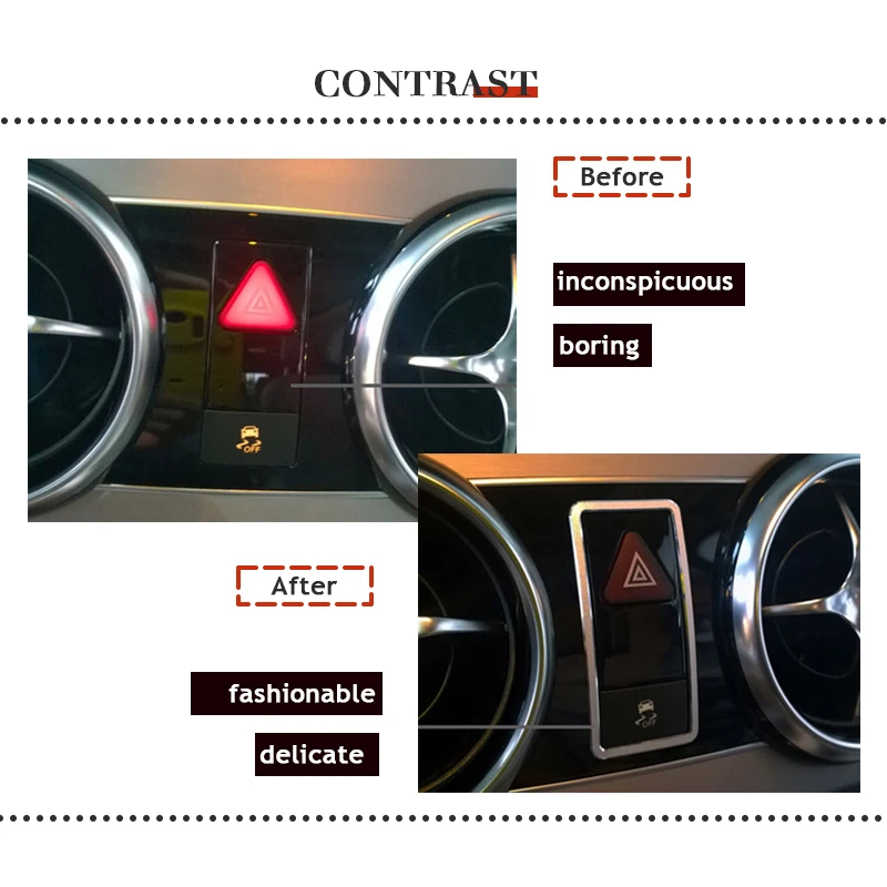 Наклейки для стайлинга Backar Mercedes GLK200 GLK260 GLK300 Benz AMG GLK аксессуары светсветильник