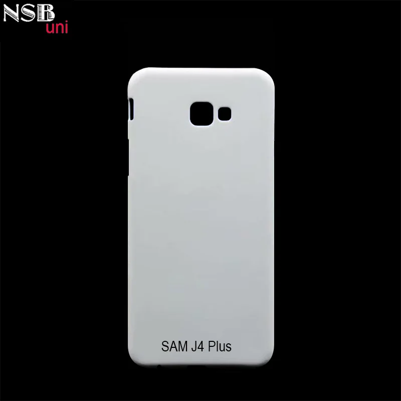 Чехол-накладка для задней панели SAM J4 Plus белого цвета с полной сублимационной