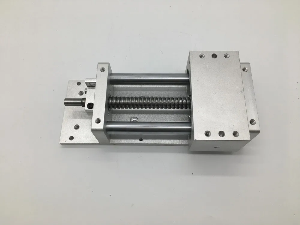 200MM Stroke 100 мм 200 мм ход, форматно-раскроечный станок с ЧПУ Линейный модуль электромотор для 3D принтера XYZ Axis крест горка линейная платформа SFU1605 шариковый винт C7 - Цвет: 200MM Stroke