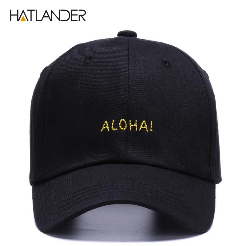 HATLANDER/Бейсбольные кепки с вышитыми буквами ALOHAI для мальчиков и девочек
