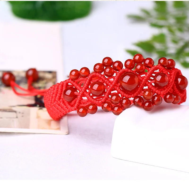 2018 New Arrivals Hot Sale Natural Stone Rope Bracelet Lucky for Women Woven Beads JDQJD001 Drop Shipping | Украшения и