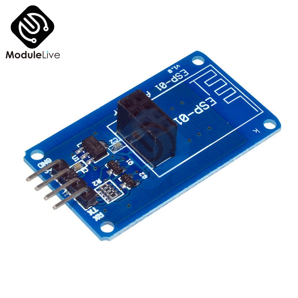 ESP8266 ESP01 ESP-01 серийный WiFi беспроводной адаптер модуль 3,3 V 5V Esp01 Breakout адаптеры pcb совместимый для Arduino