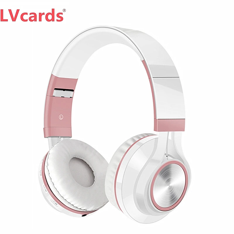 LVcards Bluetooth наушники беспроводные стерео наушники и поддержка 16/32/64GB TF карта гарнитура для телефонов/ПК/MP3 B1+ 01