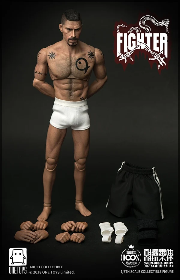 One Toy & World Box FIGHTER с прочным телом для татуировки 1/6 Фигурная Подставка версия|1/6