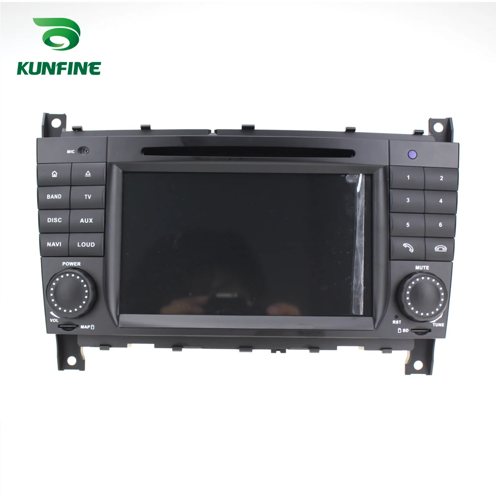 Android 9,0 Core PX6 A72 Ram 4G Rom 64G Автомобильный DVD gps мультимедийный плеер автомобильный стерео для Benz C-Class W203 2004-2007 радио головное устройство