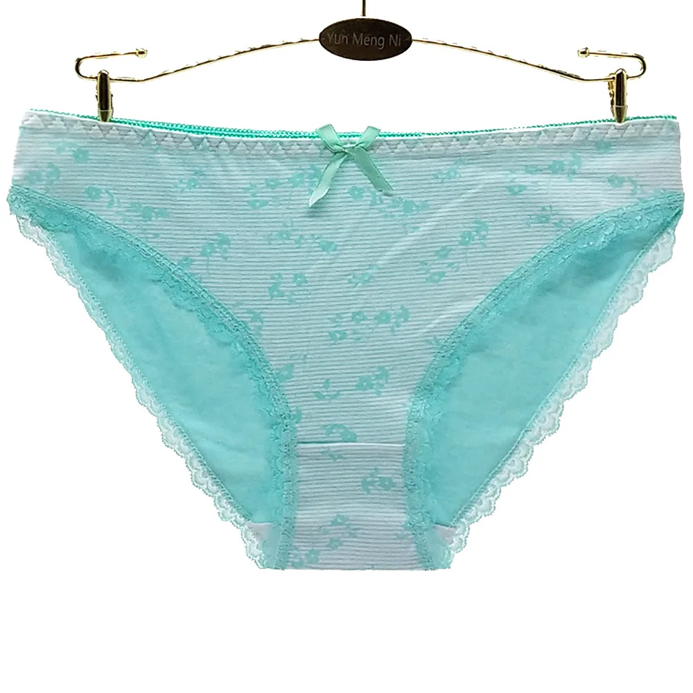Партия 12 шт. женское нижнее белье с цветочным рисунком женские хлопковые