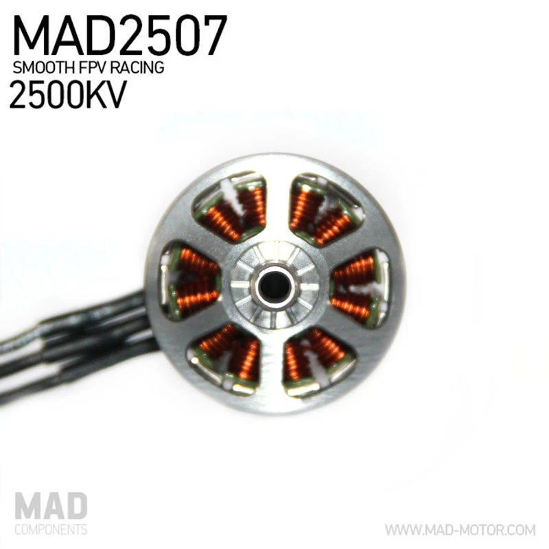 Квадрокоптер с бесщеточным Мотором MAD 2507 кв для дальнего радиуса действия FPV |