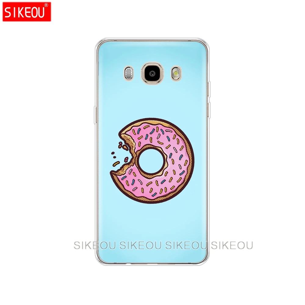 Силиконовый чехол для телефона Samsung Galaxy J1 J2 J3 J5 J7 MINI 2016 2015 prime Cute Donut Sweet|Бамперы| |