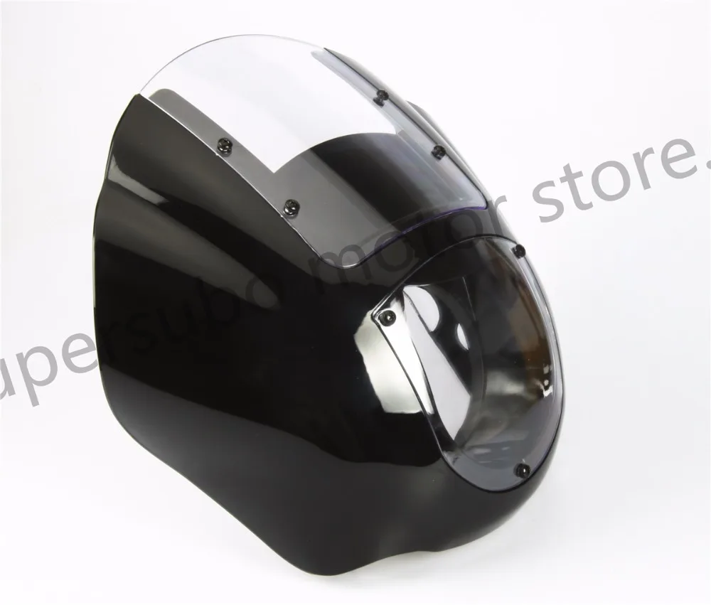 

Motorcycle Quarter Fairing & Smoke Windshield For Harley XL 883 1200 1988-Up / Dyna 1995-2005
