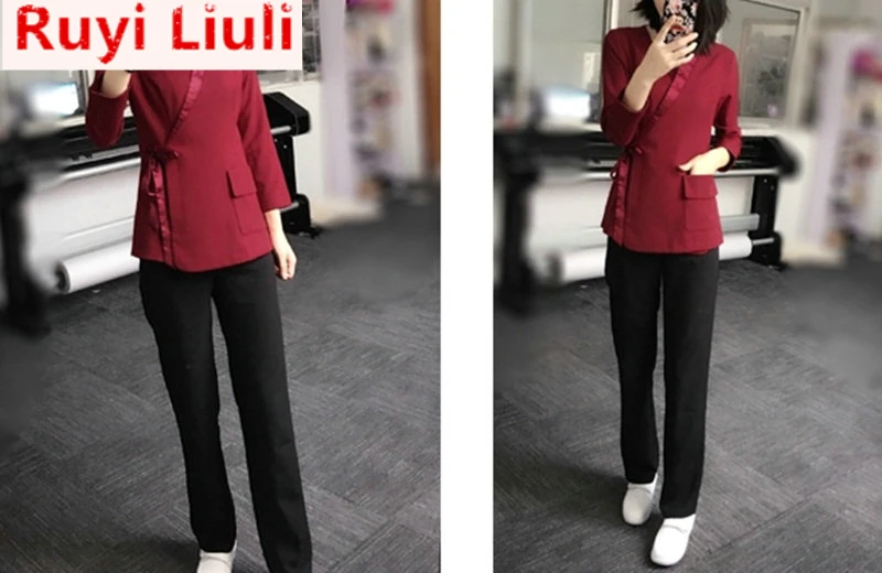 Ruyi Liuli-рабочая одежда, униформа для массажа, униформа для кормления, халаты, медицинские халаты, халат, медицинский лабораторный халат, скрабы, медицинская форма для женщин