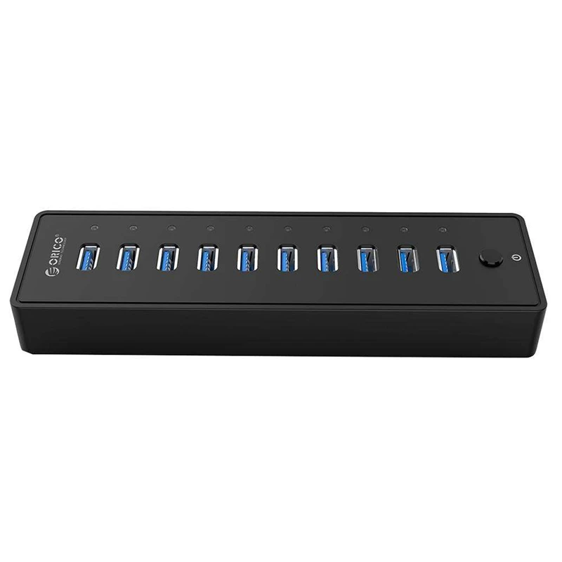 Maikou 10 портовый Разветвитель USB 3 0 с адаптером питания 12 В А 36 Вт для ноутбука ПК