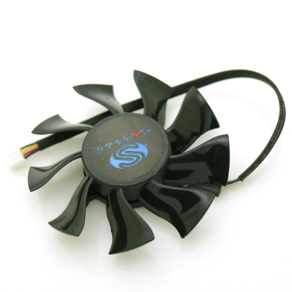 Бесплатная доставка FD8015H12S 75 мм VGA вентилятор для Sapphire HD6850 HD4860 HD5850 HD4890 охлаждающий