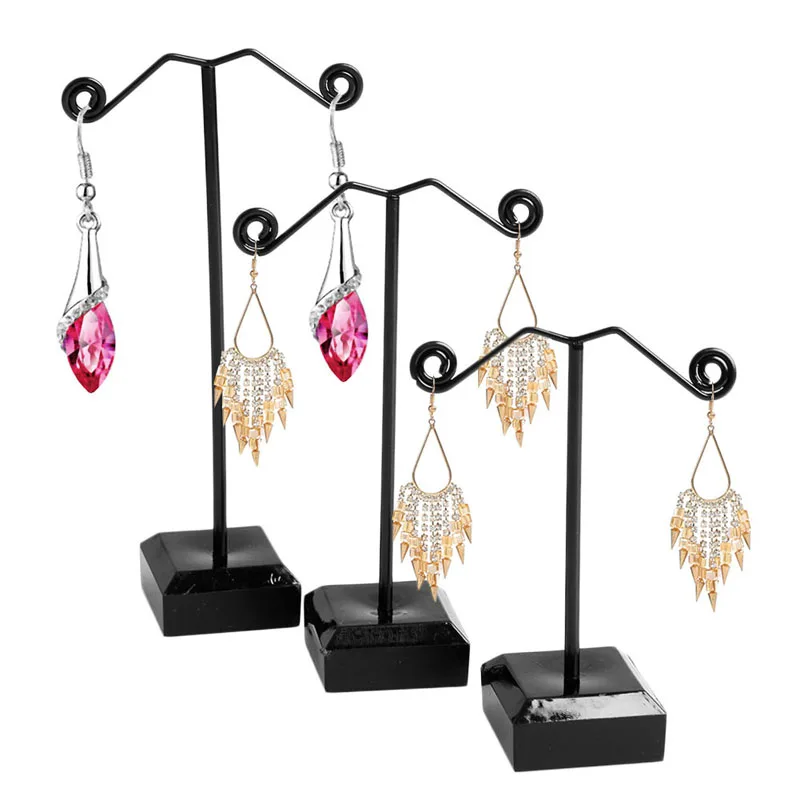 3 шт. металлическая подставка вешалка для сережек и ожерелий|show rack|jewelry displayjewelry