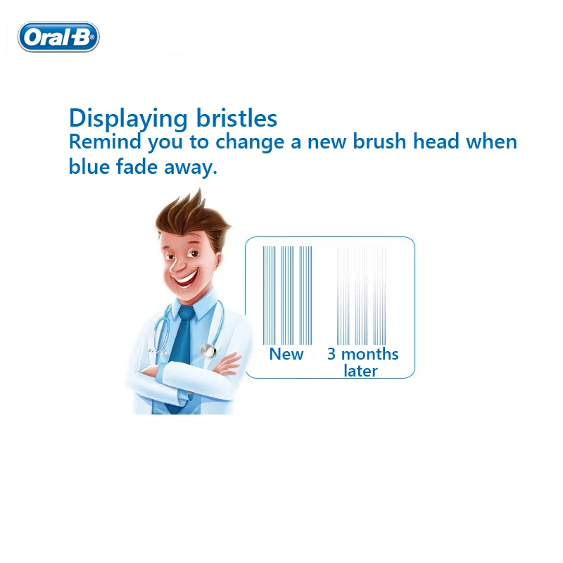 Oral B насадки для зубной щетки EB18 2 EB20 EB25 Зубная щётка головки способный