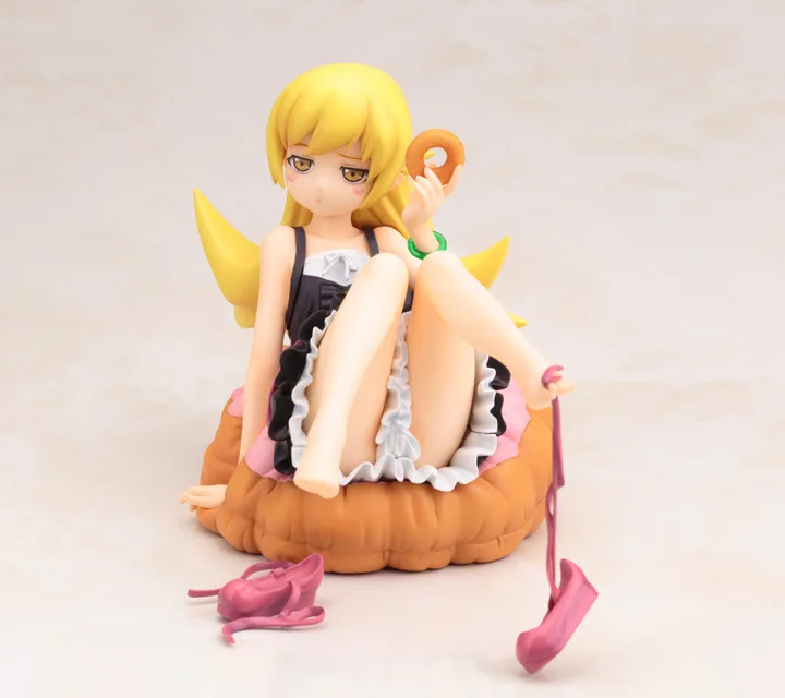 Лидер продаж 1 шт. фигурка японского аниме из ПВХ 12 см Nisemonogatari Oshino Shinobu черное
