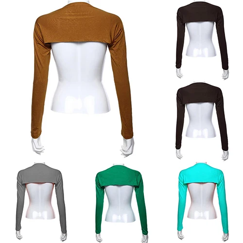 Женский однотонный хлопковый эластичный цельный чехол с рукавом на плечо и