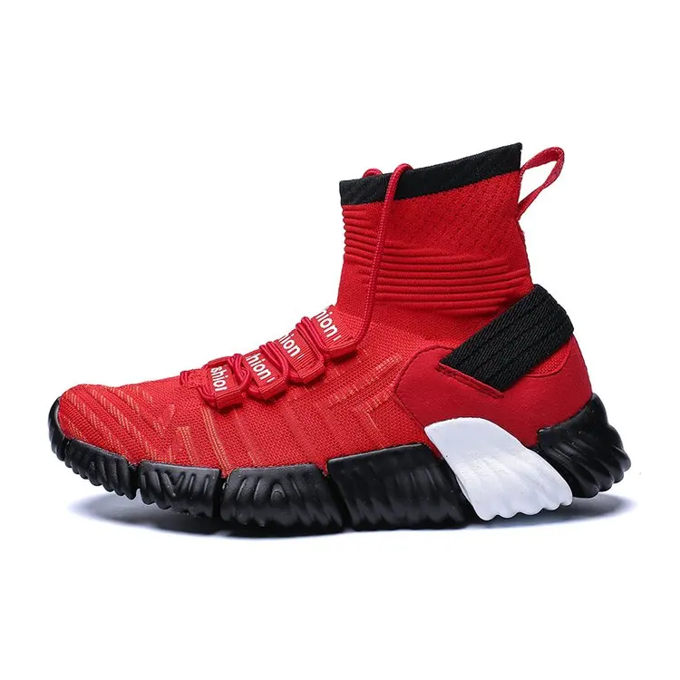 Spring Streetwear High Top Sneakers Men Casual Shoes | Обувь