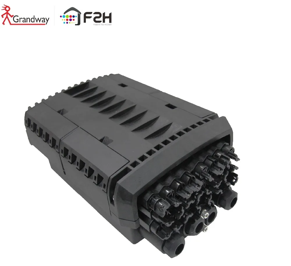 

[Grandway Original] Drop Cable Closure F2H-JCD-24-I4 FTTH Drop Cable Type Fiber Optic Splice & Splitter Closure IP68