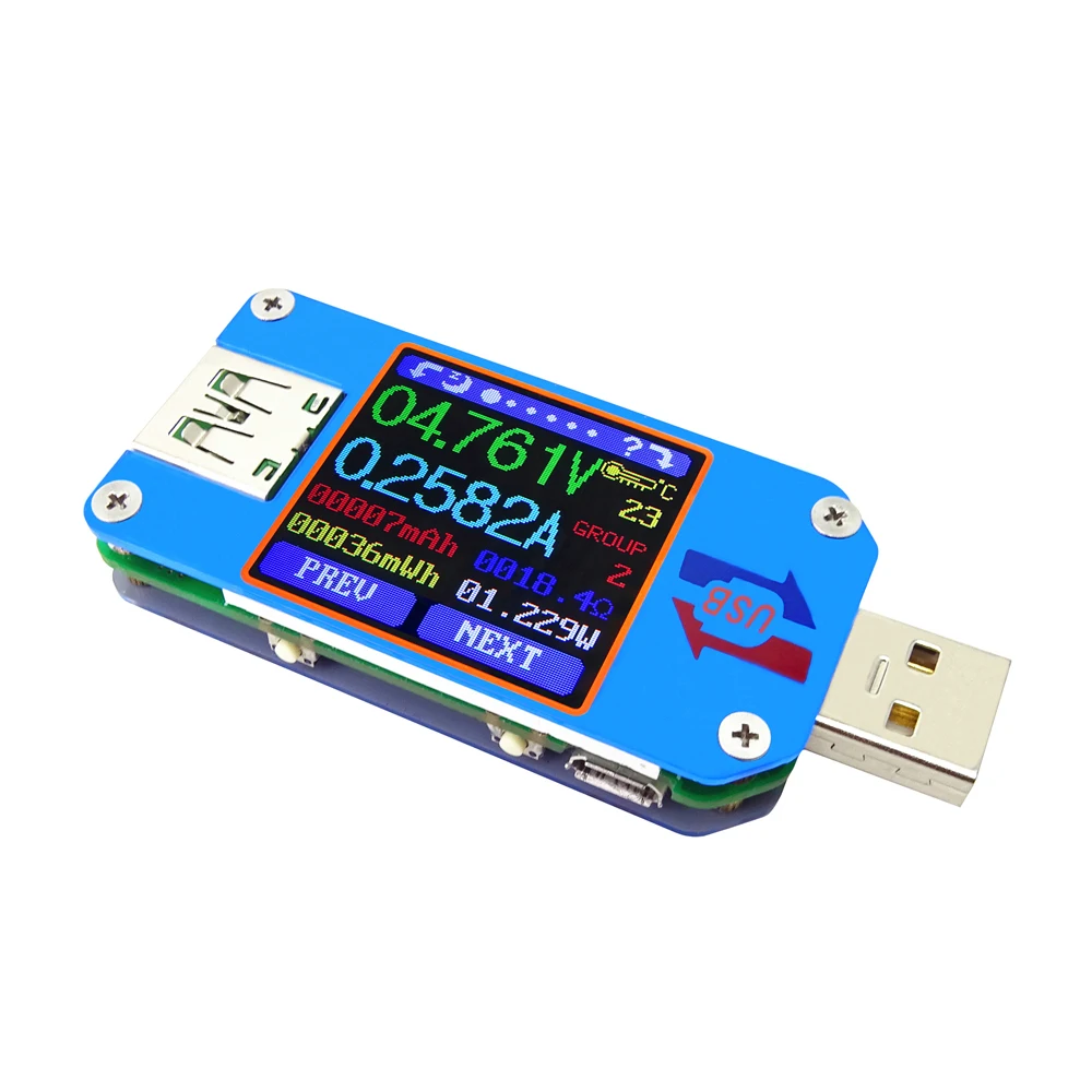 PHONEFIX UM25 UM25C Bluetooth USB мультиметр измеритель емкости тока с кабелем измерения заряда