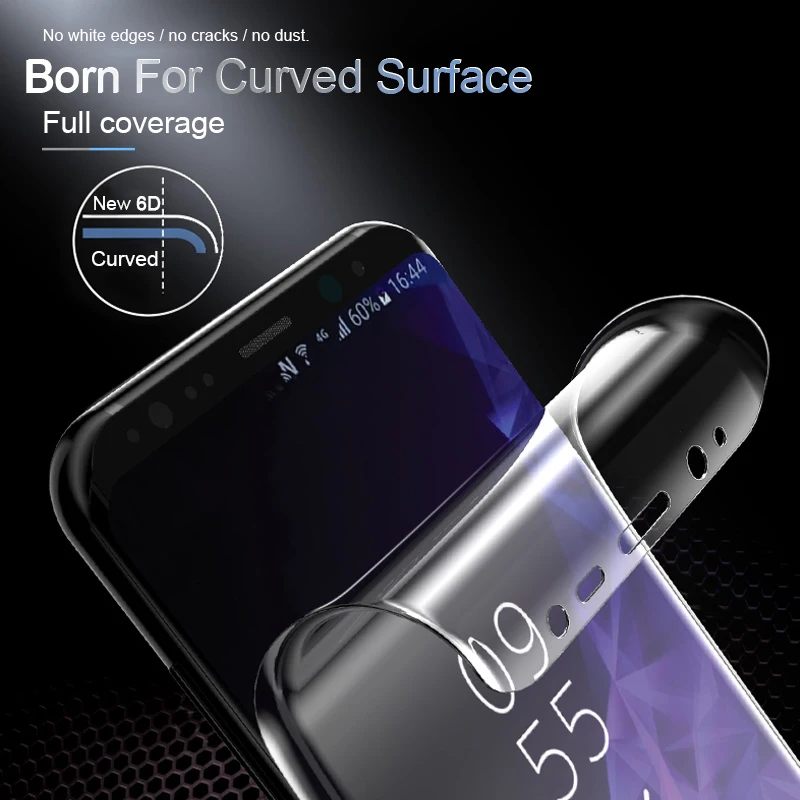 BXE Защитная пленка для Samsung Galaxy S8 S9 S10 Plus Note 8 9 10 Saumsung S Гидрогелевая (не стекло) |