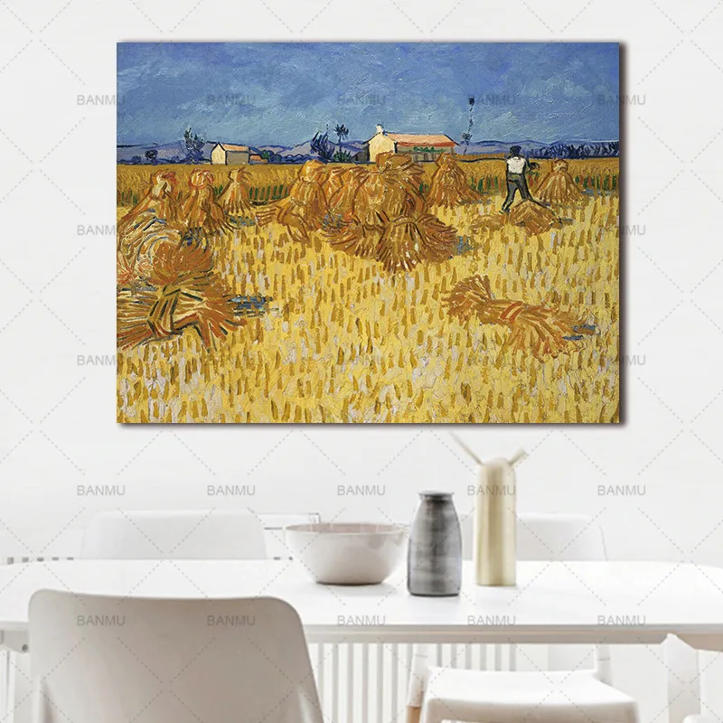 Художественные плакаты настенная Картина на холсте принты дереве и звездах