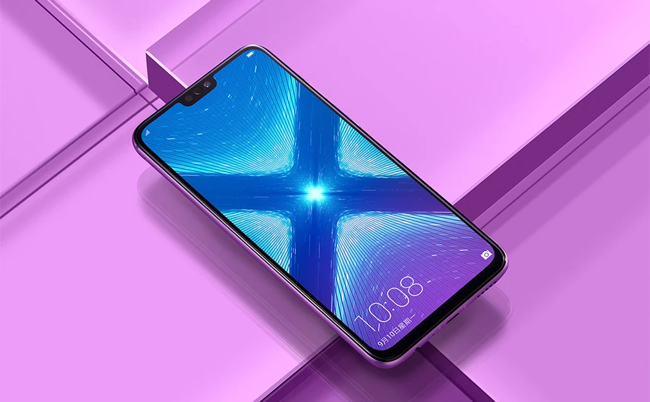 Глобальная прошивка HONOR 8X мобильный телефон 6,5 дюймов полный экран Kirin 710 Восьмиядерный Android 8,1 3750 мАч отпечаток пальца ID