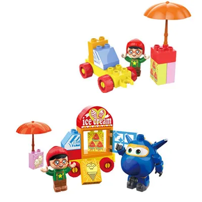 Горячие стили 13 шт. Super Wings Набор строительных блоков образования DIY блоки игрушки