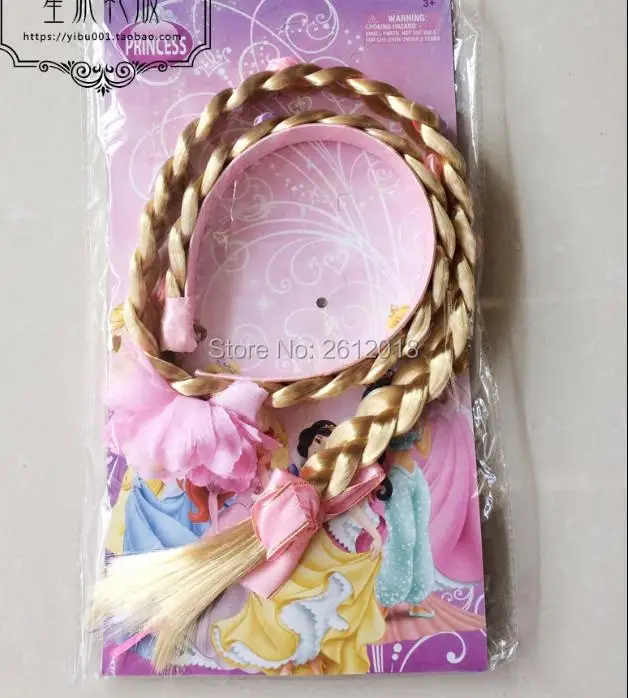 Плетеная коса для косплея спутанная Рапунцель принцесса головная повязка волосы