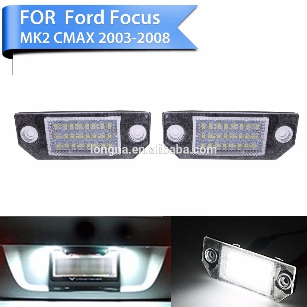 1 Pair 24 3528 SMD LED License Plate Light Lamp for Ford Fo cus MK2 03-08 | Автомобили и мотоциклы