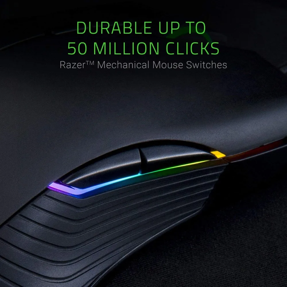 Проводная игровая мышь razer Lancehead Tournament Edition 16000 dpi, 9 Кнопок, 5G, оптическая сенсорная игровая мышь для ПК, геймера, компьютера