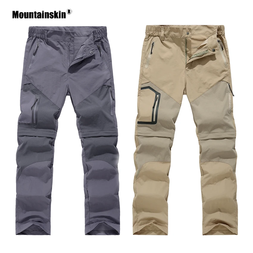 Мужские быстросохнущие спортивные брюки Mountainskin летние дышащие для активного