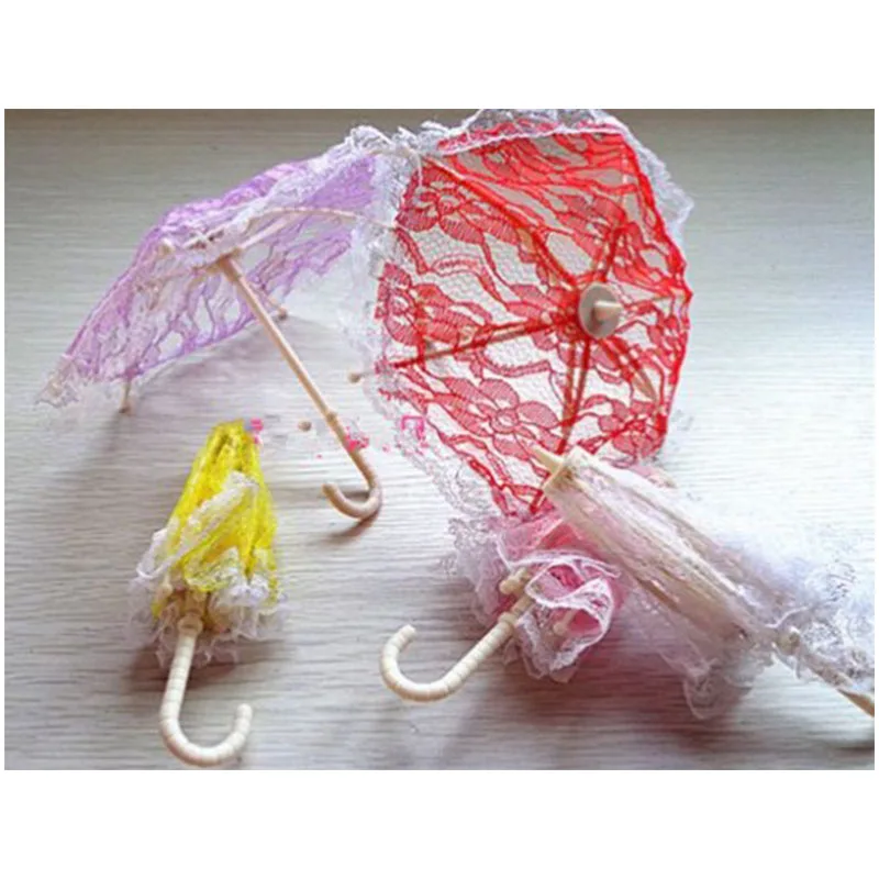 1PC Lovely Cute Mini Umbrella Doll Plastic Lace For Barbie Dolls Girls Play Toys Kids Birthday Gift Accessories | Игрушки и хобби