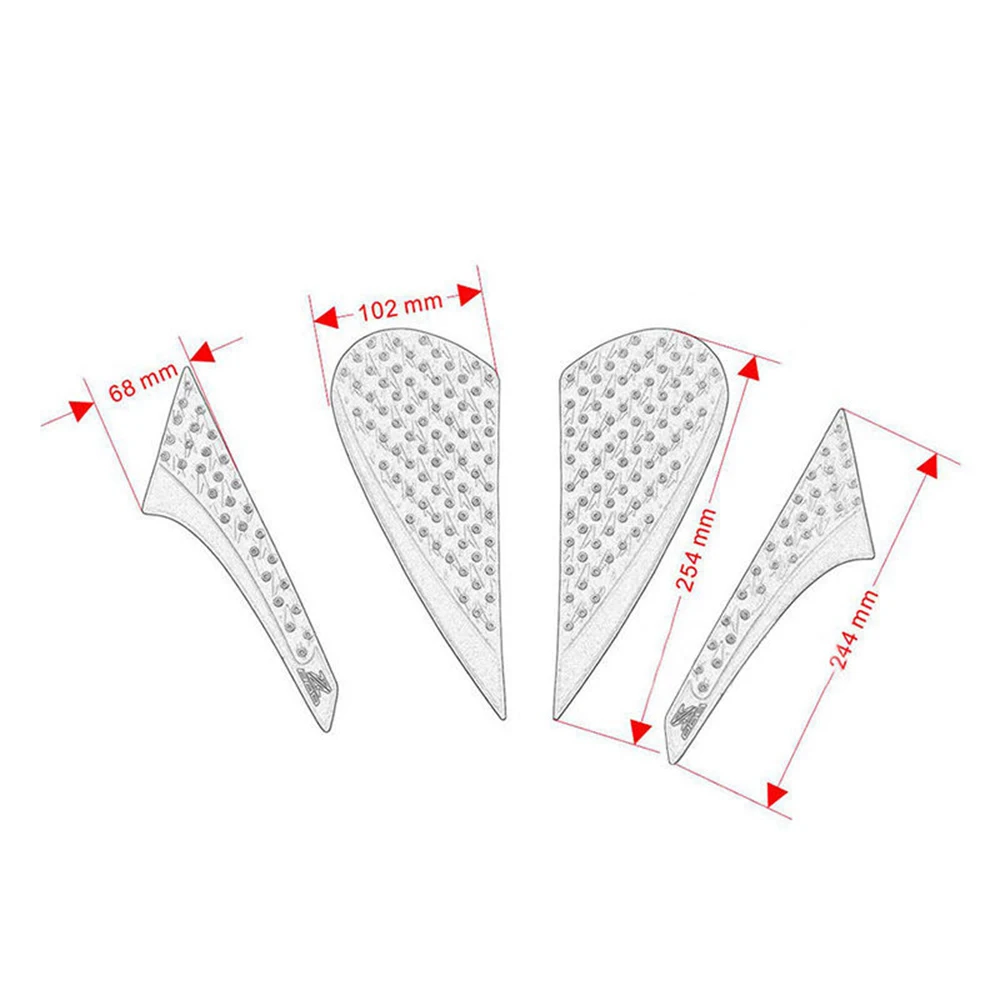 

For Kawasaki Z800 2012 2013 2014 2015 Motorcycle Anti slip Tank Pads Side Gas Knee Grip Traction Pads Protector Stickers Decal